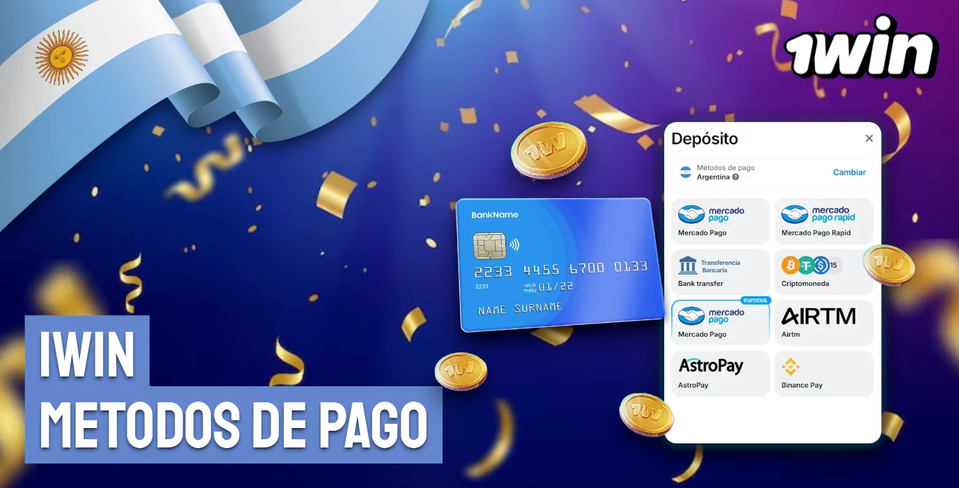 1Win Argentina - Metodos de Pago